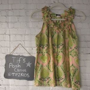 J.Crew 100% Silk Blouse Sz small E46